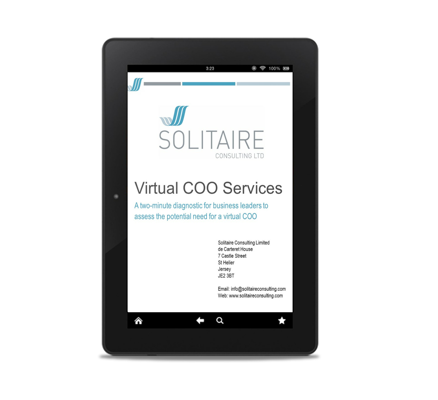 Solitaire Consulting virtual COO diagnostic